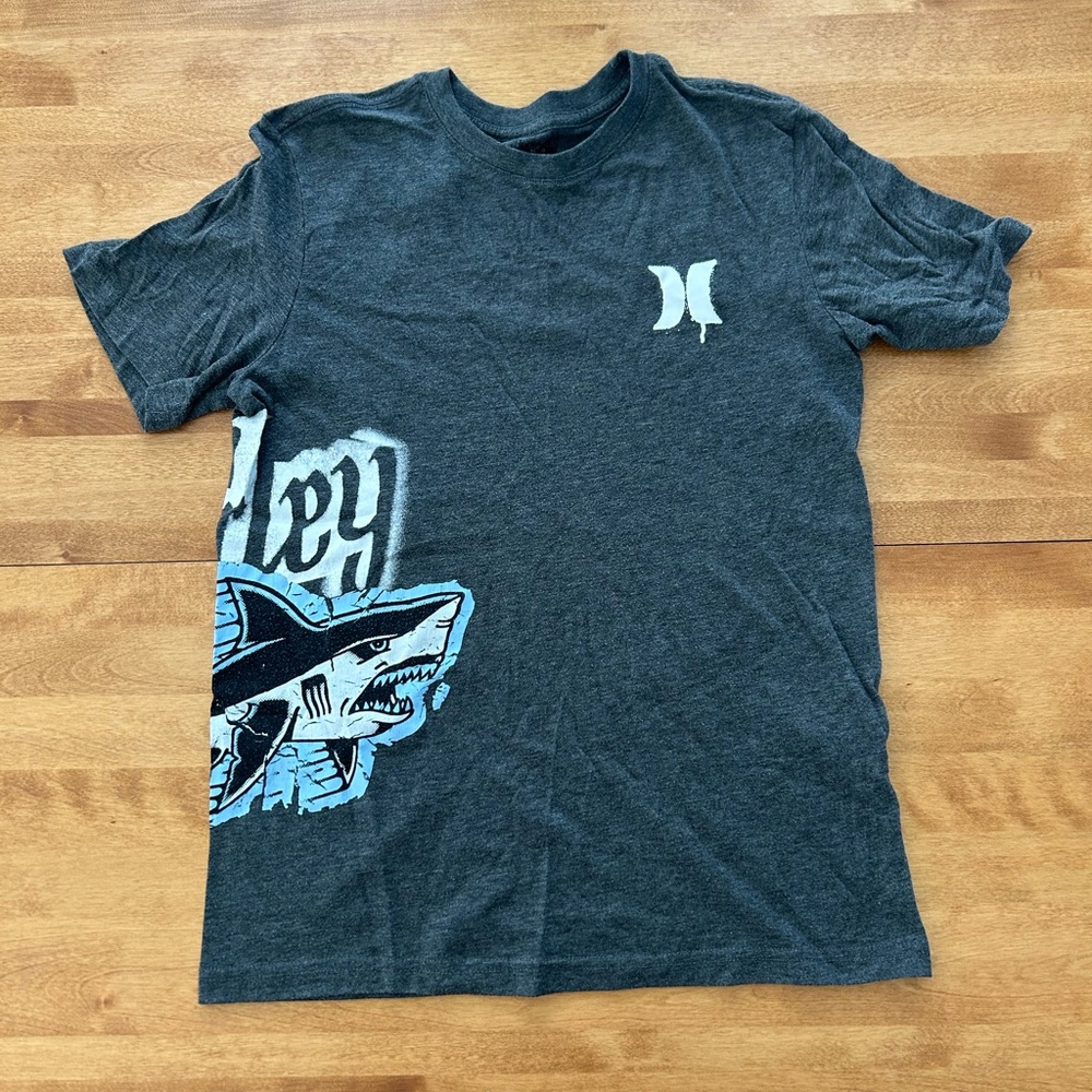 Hurley Charcoal Shark Graphic Tee